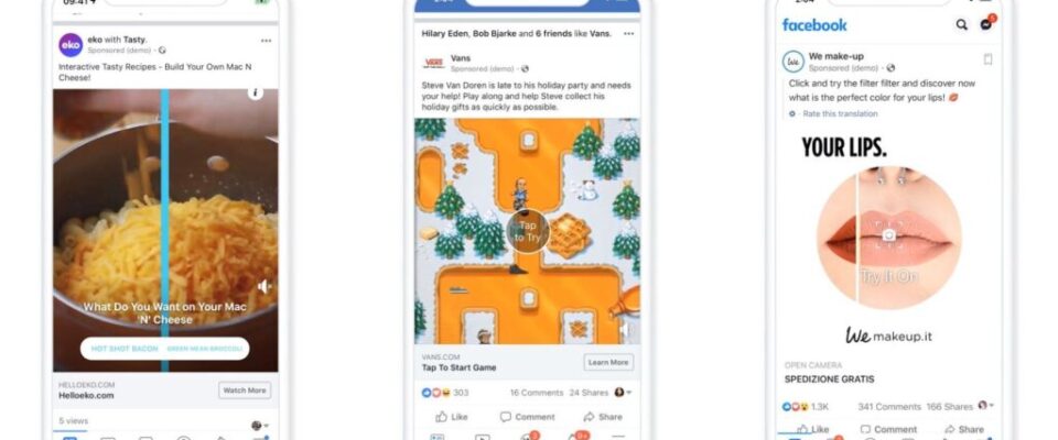 Social Media: Facebook kündigt drei neue Werbeformate an